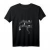 Niedliches Katzen Musik T-Shirt mit Notenschlüssel – Lustiges Design für Musiker, Musikschüler und Tierliebhaber zu Weihnachten & Geburtstag