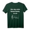 Lustiges Musik Design T-Shirt für Chorleiter, Dirigenten & Musiker – Perfektes Geschenk für Sänger und Musikvereinsmitglieder