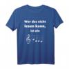 Lustiges Musik Design T-Shirt für Chorleiter, Dirigenten & Musiker – Perfektes Geschenk für Sänger und Musikvereinsmitglieder