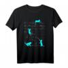 Niedliches Katze Musiknote T-Shirt - Lustiges Geschenk für Musiker, Tierliebhaber & Musikfans zu Weihnachten & Geburtstag