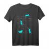 Niedliches Katze Musiknote T-Shirt - Lustiges Geschenk für Musiker, Tierliebhaber & Musikfans zu Weihnachten & Geburtstag