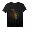 Geschenkidee für Saxophonspieler Notenschlüssel Saxophon T-Shirt – Perfekt für Musiker, Jazzliebhaber & Bläser zu Weihnachten & Geburtstag