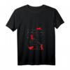 Niedliches Katzen Musiknote T-Shirt für Damen - Lustiges Geschenk für Musiker, Tierliebhaber und Musikfans mit V-Ausschnitt