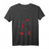 Niedliches Katzen Musiknote T-Shirt für Damen - Lustiges Geschenk für Musiker, Tierliebhaber und Musikfans mit V-Ausschnitt