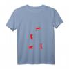 Niedliches Katzen Musiknote T-Shirt für Damen - Lustiges Geschenk für Musiker, Tierliebhaber und Musikfans mit V-Ausschnitt