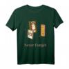 Never Forget Shirt - Vintage Retro Musik Kassette & Floppy Disk Design für Tech- und Nostalgiefans, ideales Geschenk für Geek-Party und Old School Freunde