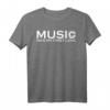 Music Was My First Love T-Shirt – Geschenk für Musiker, Sänger & Musikfans für Party, Disco & Feiertage