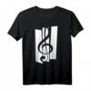 Musiker und Sänger T-Shirt mit Violinschlüssel – Perfektes Geschenk für Musiker, Orchestermitglieder & Musikliebhaber
