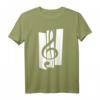 Musiker und Sänger T-Shirt mit Violinschlüssel – Perfektes Geschenk für Musiker, Orchestermitglieder & Musikliebhaber