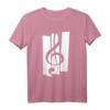 Musiker und Sänger T-Shirt mit Violinschlüssel – Perfektes Geschenk für Musiker, Orchestermitglieder & Musikliebhaber