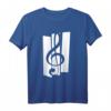 Musiker und Sänger T-Shirt mit Violinschlüssel – Perfektes Geschenk für Musiker, Orchestermitglieder & Musikliebhaber
