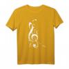 Musik Notenschlüssel T-Shirt – Cooles Design für Musiker, Musikliebhaber & als Geschenk zu Weihnachten, Geburtstag & Partys