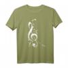 Musik Notenschlüssel T-Shirt – Cooles Design für Musiker, Musikliebhaber & als Geschenk zu Weihnachten, Geburtstag & Partys