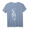 Musik Notenschlüssel T-Shirt – Cooles Design für Musiker, Musikliebhaber & als Geschenk zu Weihnachten, Geburtstag & Partys