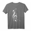 Musik Notenschlüssel T-Shirt – Cooles Design für Musiker, Musikliebhaber & als Geschenk zu Weihnachten, Geburtstag & Partys