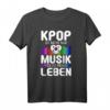 K-Pop Korea Südkorea Kpop Merch Genre Popmusik T-Shirt - Lustiges Geschenk für Musik- und Korea-Fans, Damen, Herren & Kinder