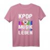 K-Pop Korea Südkorea Kpop Merch Genre Popmusik T-Shirt - Lustiges Geschenk für Musik- und Korea-Fans, Damen, Herren & Kinder