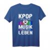 K-Pop Korea Südkorea Kpop Merch Genre Popmusik T-Shirt - Lustiges Geschenk für Musik- und Korea-Fans, Damen, Herren & Kinder