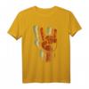 Teufelshörne Zeichen Retro Vintage Metal Fork Pommesgabel T-Shirt – Perfektes Geschenk für Rock- und Metal-Fans, Musiker und Bandmitglieder