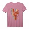 Teufelshörne Zeichen Retro Vintage Metal Fork Pommesgabel T-Shirt – Perfektes Geschenk für Rock- und Metal-Fans, Musiker und Bandmitglieder