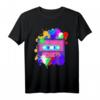 Kassette - 80er & 90er Jahre Party Kostüm - Retro Musik T-Shirt für Nostalgie-Feiern & Alltagsstil
