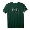 Lustiges Musiker T-Shirt mit Relativitätstheorie-Witz E gleich F Flat – Perfektes Geschenk für Musiklehrer, Studenten & Musikliebhaber