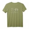 Lustiges Musiker T-Shirt mit Relativitätstheorie-Witz E gleich F Flat – Perfektes Geschenk für Musiklehrer, Studenten & Musikliebhaber