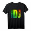 Official DJ Musik Discjockey T-Shirt - Buntes Partyoutfit für DJs, DJanes & Festival-Gigs