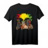 Lustiges Rasta Musik Rastafari Hund T-Shirt – Reggae Jamaika Geschenkidee für Hundeliebhaber und Musikfans