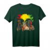 Lustiges Rasta Musik Rastafari Hund T-Shirt – Reggae Jamaika Geschenkidee für Hundeliebhaber und Musikfans