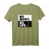 Keine Musik kein Leben T-Shirt - Stylisches Festival- und Musiker-Statement-Shirt für Musikliebhaber