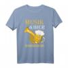 Musik und Bier - Lustiges Musiker Tenorhorn Blasmusik T-Shirt für Blasorchester, Festivals & Musikfans