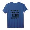 Glück Ist Wenn Der Bass Einsetzt - Coole Musik Lautstärke T-Shirt für Tänzer, Musiker & Clubfans zum Feiern