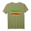 Reggae Rasta Jammin T-Shirt - Für Frieden in der Welt, perfekt als Geschenk für Musik- und Rasta-Fans