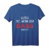 Lustiges Bassist T-Shirt - Glück ist wenn der Bass einsetzt, coole Geschenkidee für Bassisten & Musiker