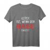 Lustiges Bassist T-Shirt - Glück ist wenn der Bass einsetzt, coole Geschenkidee für Bassisten & Musiker