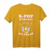 Kpop Damen Manga Seoul T-Shirt - Hallyu Asiatisch Koreanisch Musik & Kawaii Bubble Tea Style für K-Drama & Anime Fans