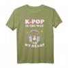 Kpop Damen Manga Seoul T-Shirt - Hallyu Asiatisch Koreanisch Musik & Kawaii Bubble Tea Style für K-Drama & Anime Fans