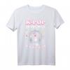 Kpop Damen Manga Seoul T-Shirt - Hallyu Asiatisch Koreanisch Musik & Kawaii Bubble Tea Style für K-Drama & Anime Fans
