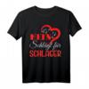Mein Herz schlägt für Schlager - Fan T-Shirt für Schlagerfans, Partyoutfit & Geschenkidee für Schlagerliebhaber