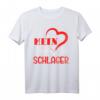 Mein Herz schlägt für Schlager - Fan T-Shirt für Schlagerfans, Partyoutfit & Geschenkidee für Schlagerliebhaber