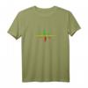 Reggae Herzschlag Puls Frequenz Musik Welle Farben T-Shirt – Geschenkidee für Musikliebhaber, Festival & Reggae Fans