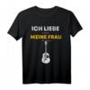 Herren Ich Liebe Es Wenn Meine Frau Mich Gitarre Spielen Lässt T-Shirt - Lustiges Musikeroutfit für Gitarristen & Bandkollegen
