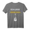 Herren Ich Liebe Es Wenn Meine Frau Mich Gitarre Spielen Lässt T-Shirt - Lustiges Musikeroutfit für Gitarristen & Bandkollegen