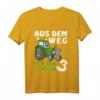 Kinder 3. Geburtstag T-Shirt für Jungen - Ich bin schon 3 Jahre mit Traktor, Trecker & Landmaschinen Motiv