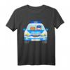 Polizeiauto mit Blaulicht Polizeifahrzeug T-Shirt für Kinder & Erwachsene – Perfekt für Polizei-Fans & Kindergeburtstage