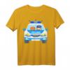 Polizeiauto mit Blaulicht Polizeifahrzeug T-Shirt für Kinder & Erwachsene – Perfekt für Polizei-Fans & Kindergeburtstage