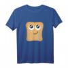 Lustiges Toastbrot T-Shirt mit großen Augen und Schmunzeln - Perfektes Geschenk für Toastliebhaber, Karneval & Geburtstage