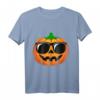Niedliches Halloween Kürbisgesicht Jack-O-Lantern T-Shirt - Klassisch geschnitten für Kinder und Halloween Fans