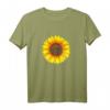 Peace Love Hippie Kostüm mit Sonnenblume - Buntes Friedenszeichen Outfit für 60er & 70er Partys, Fasching & Faschingskostüm